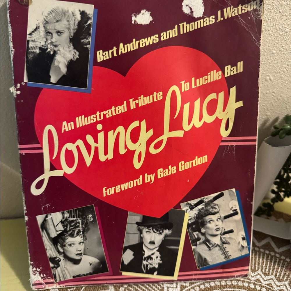 VTG 1980 Loving Lucy Illustrated Tribute Book